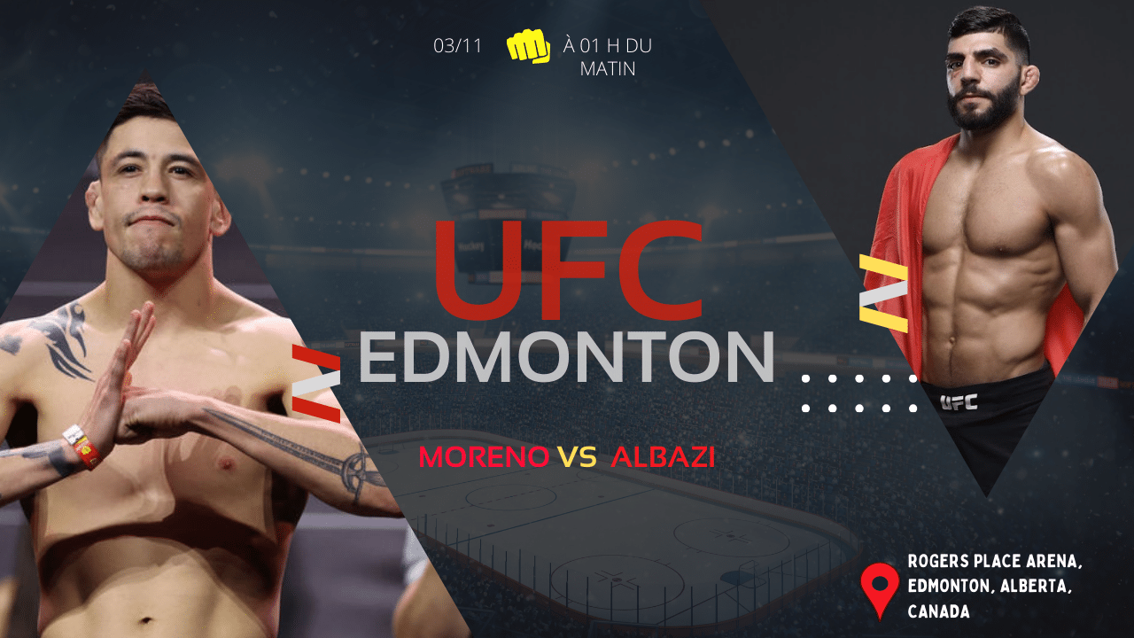 regarder UFC Moreno vs. Albazi gratuitement