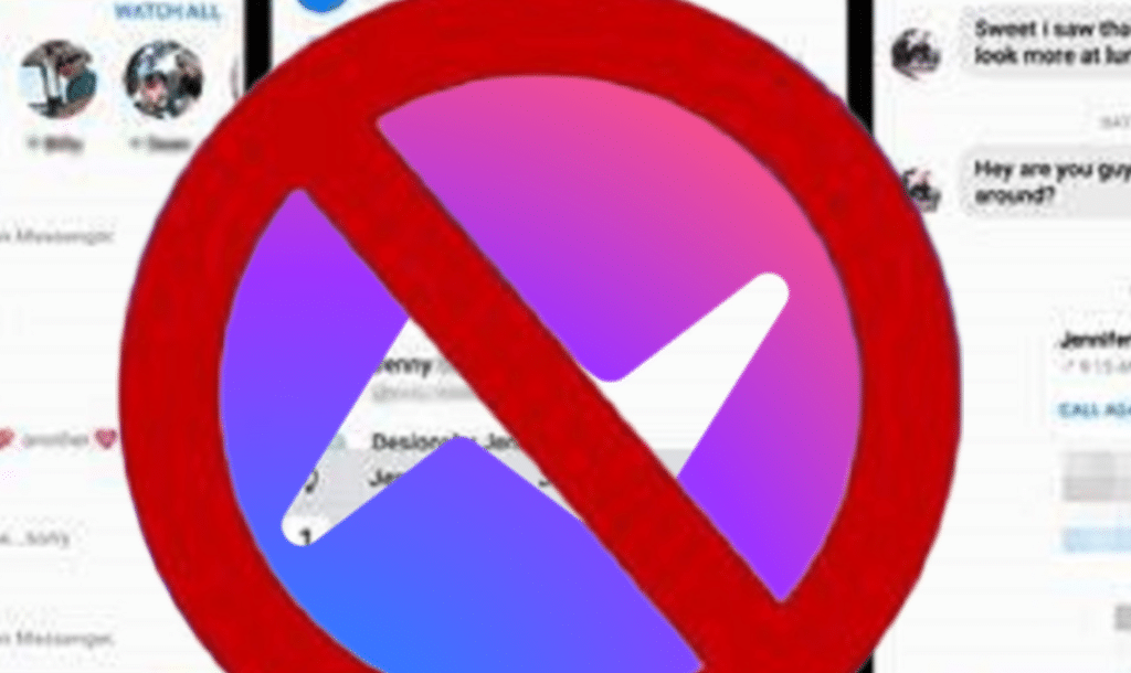 bloqué sur Messenger