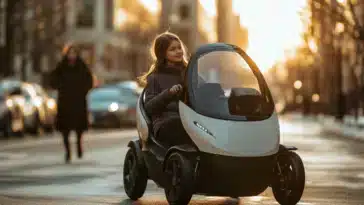 Cette micro-voiture électrique est une révolution urbaine car elle est accessible aux jeunes dès 14 ans !