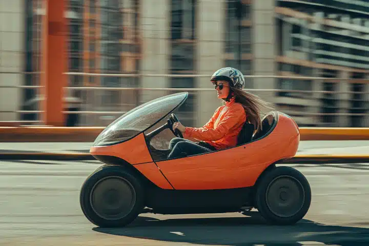 Cette micro-voiture électrique est une révolution urbaine car elle est accessible aux jeunes dès 14 ans !