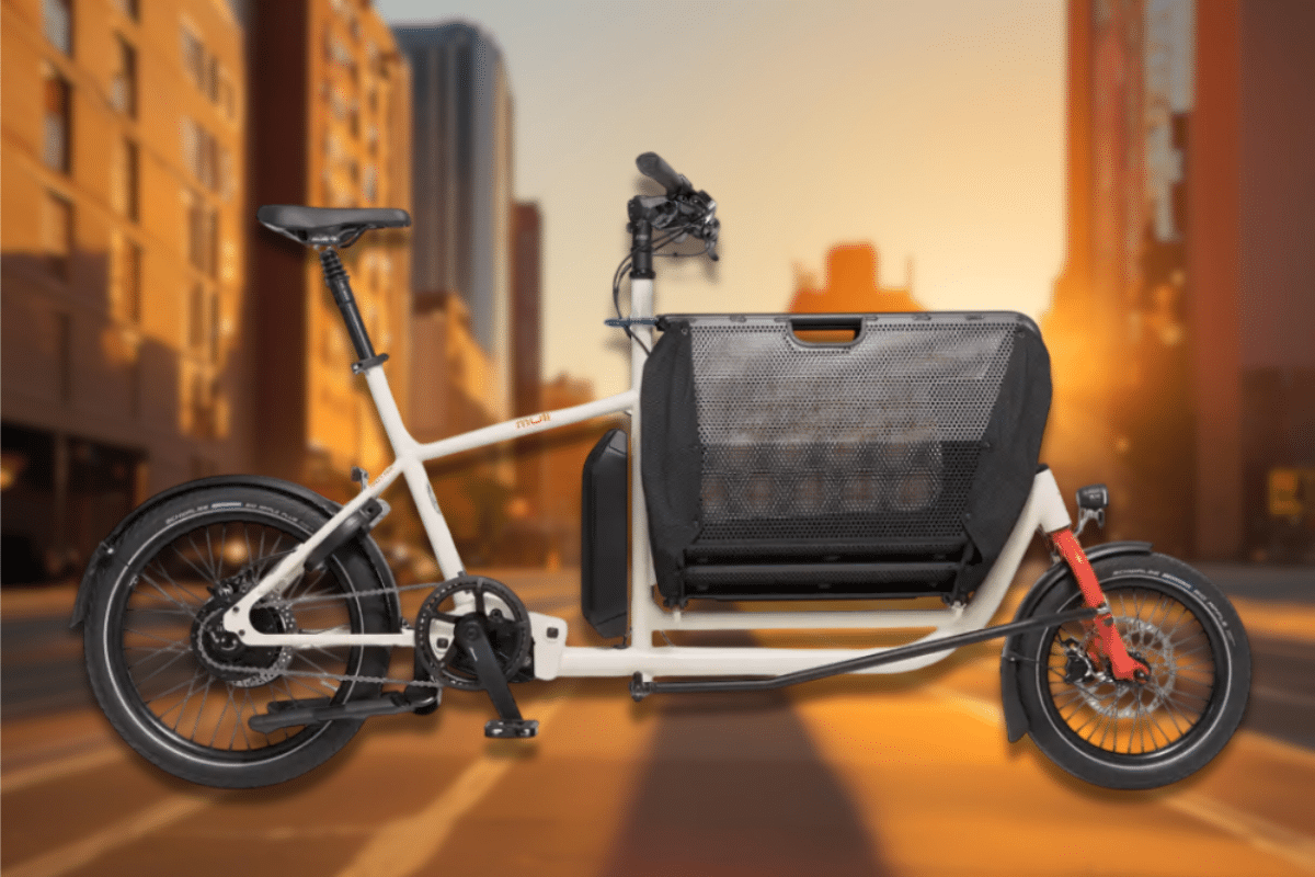 Ce vélo cargo électrique est à 90 % européen, mais il n'est pas donné !
