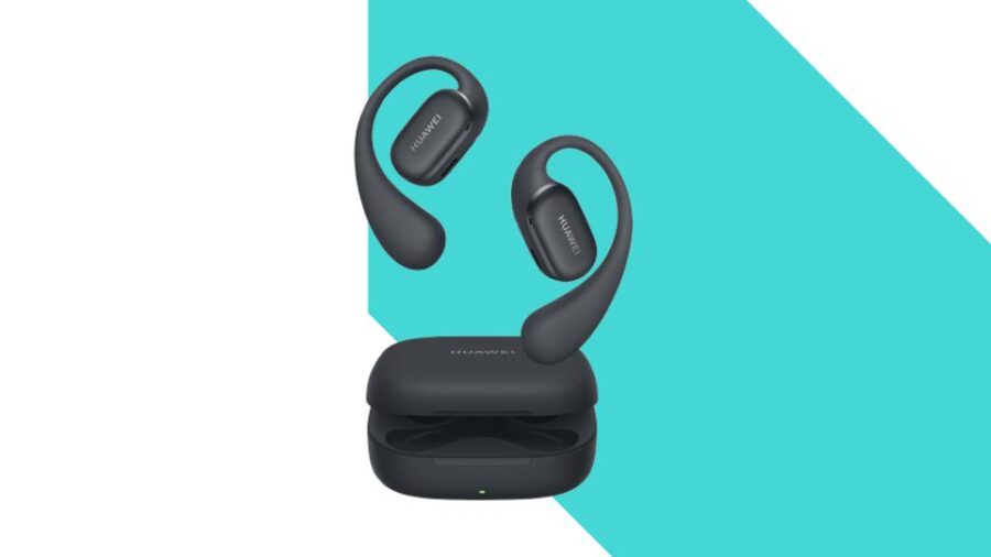 Focus sur le boîtier les écouteurs Huawei FreeArc