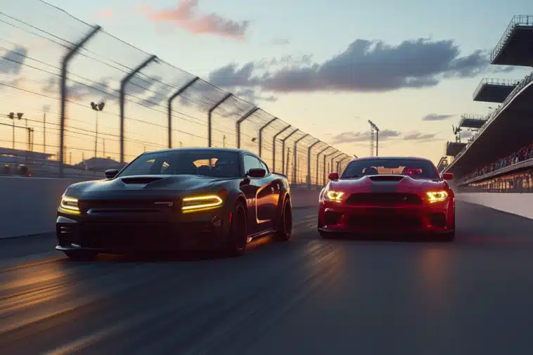 La Dodge Charger Daytona face à la Ford Mustang Dark Horse – L'EV peut-elle dominer le V8 ?