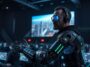 homme android qui coach des gamers