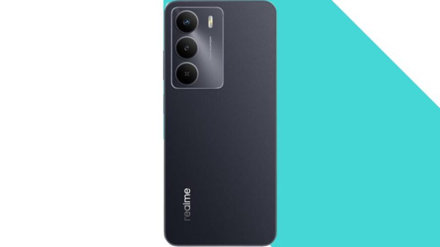 Vue de dos du Realme 14x