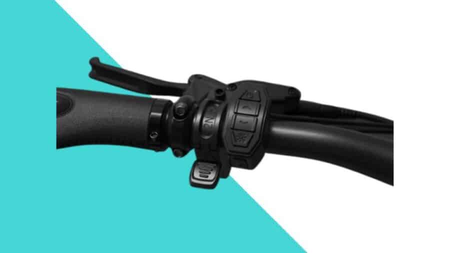 Un focus sur la poignée du vélo électrique Basat de Mokwheel