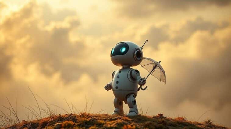 un petit robot qui analyse la météo