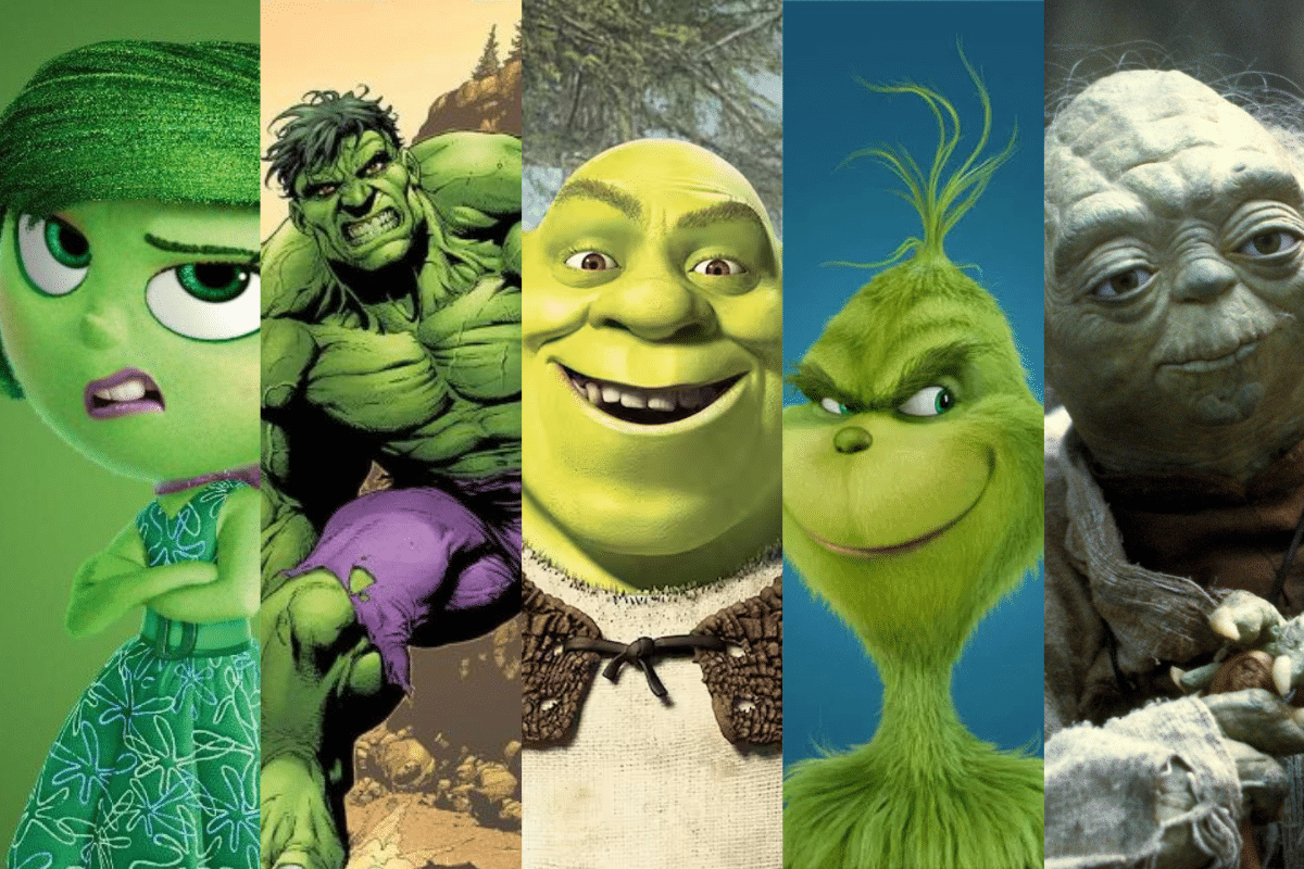 Le vert à l'honneur : 10 personnages légendaires qui ont marqué la culture pop !
