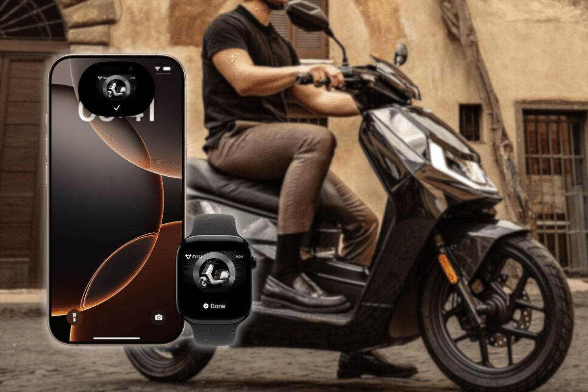 Déverrouillez ce scooter électrique avec votre iPhone ou Apple Watch