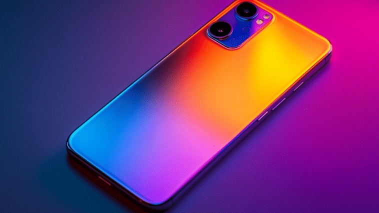 Smartphone thermochromique similaire à la gamme Realme 14