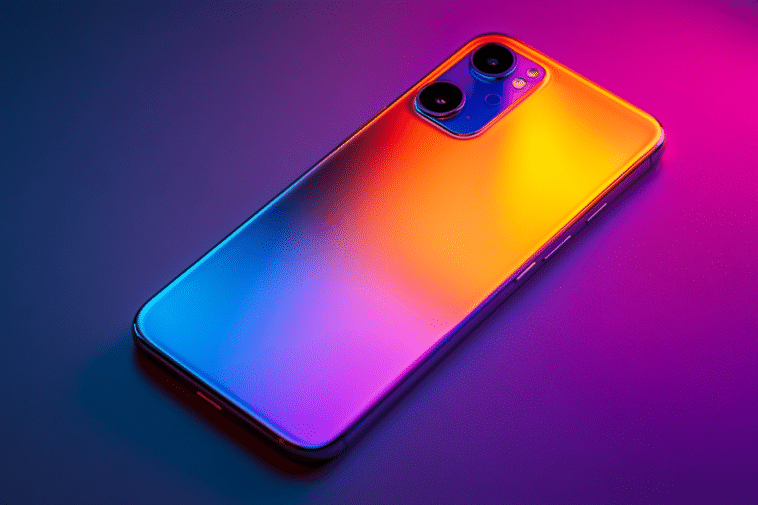 Smartphone thermochromique similaire à la gamme Realme 14