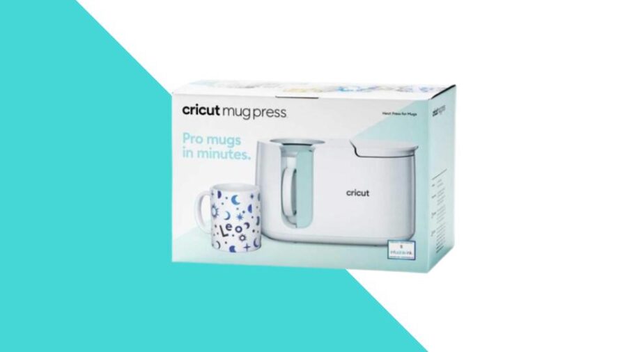 La boîte contenant la Cricut Mug Press
