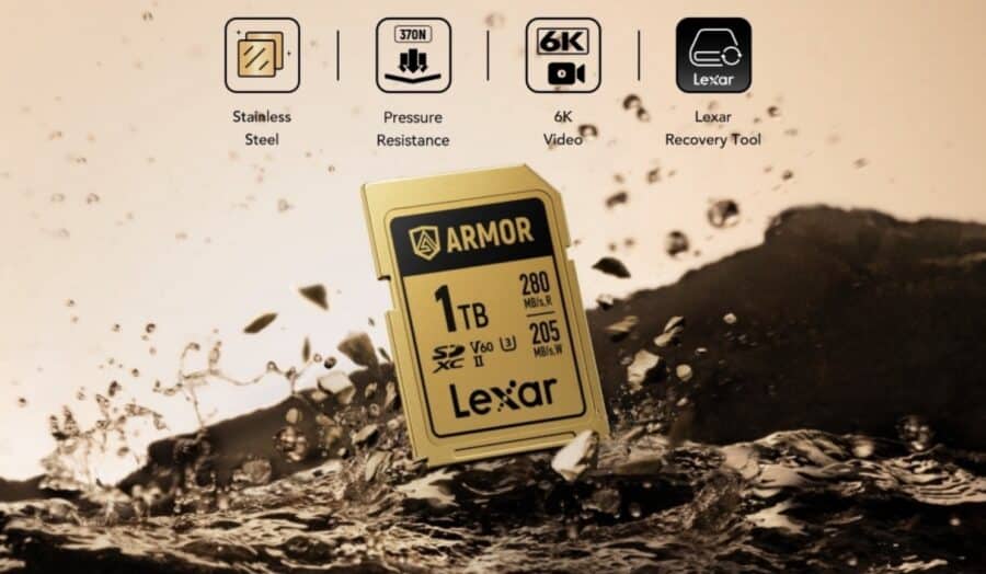 Nouvelles cartes SD en acier de Lexar