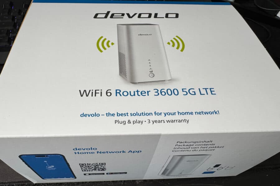 Mon routeur 5G Devolo 3600 arrivé chez moi
