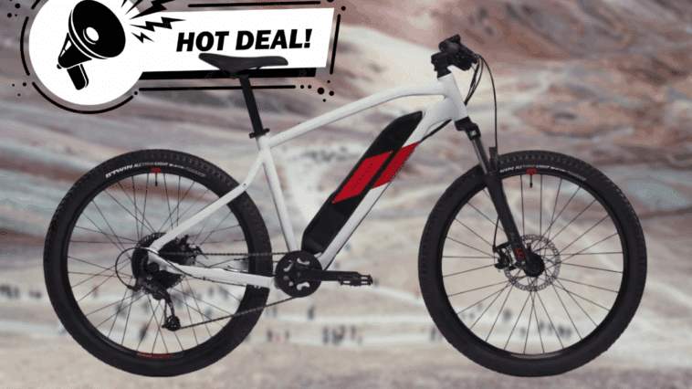 Chez Decathlon, le VTT électrique E-ST 100 Rockrider est à moins de 800€ en ce moment !