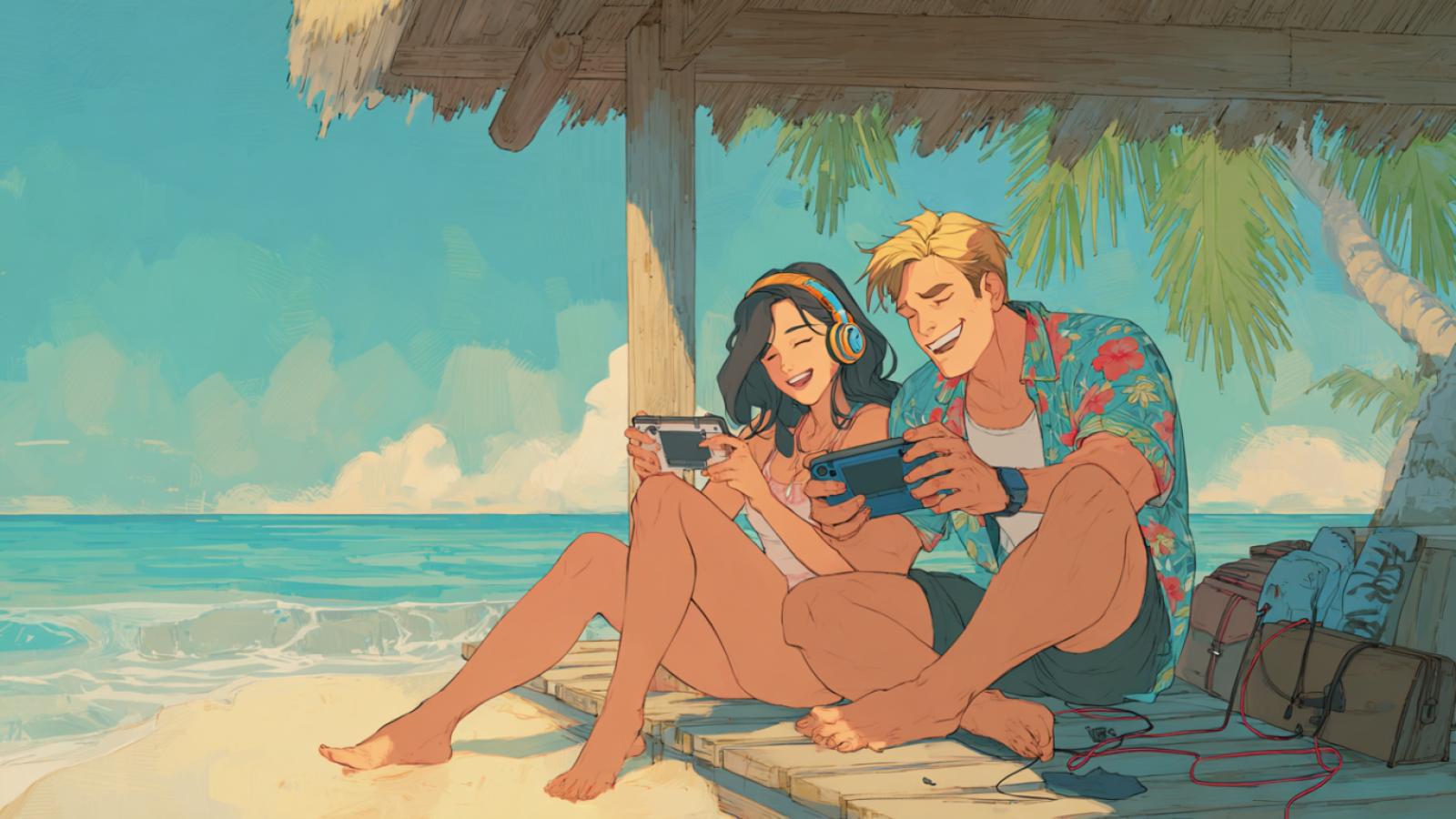 consoles portables vacances