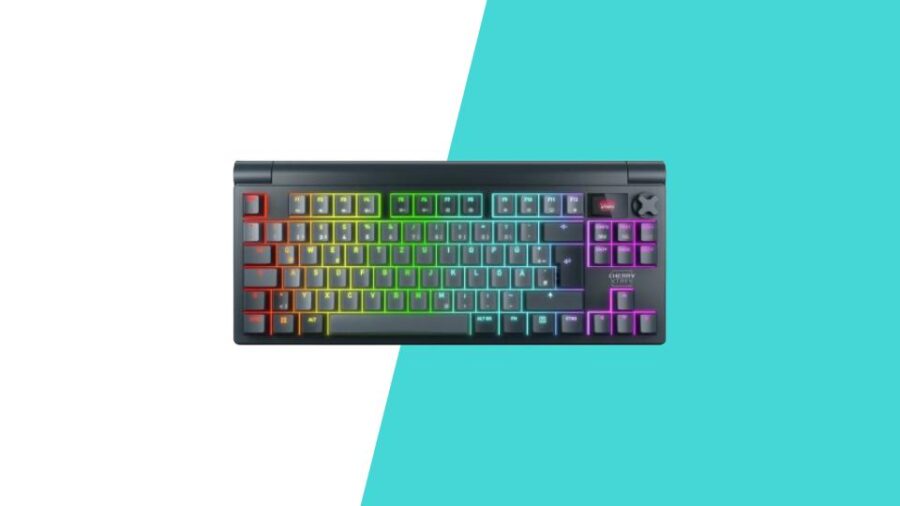 Vue du dessus du Cherry XTRFY MX 8.3 TKL