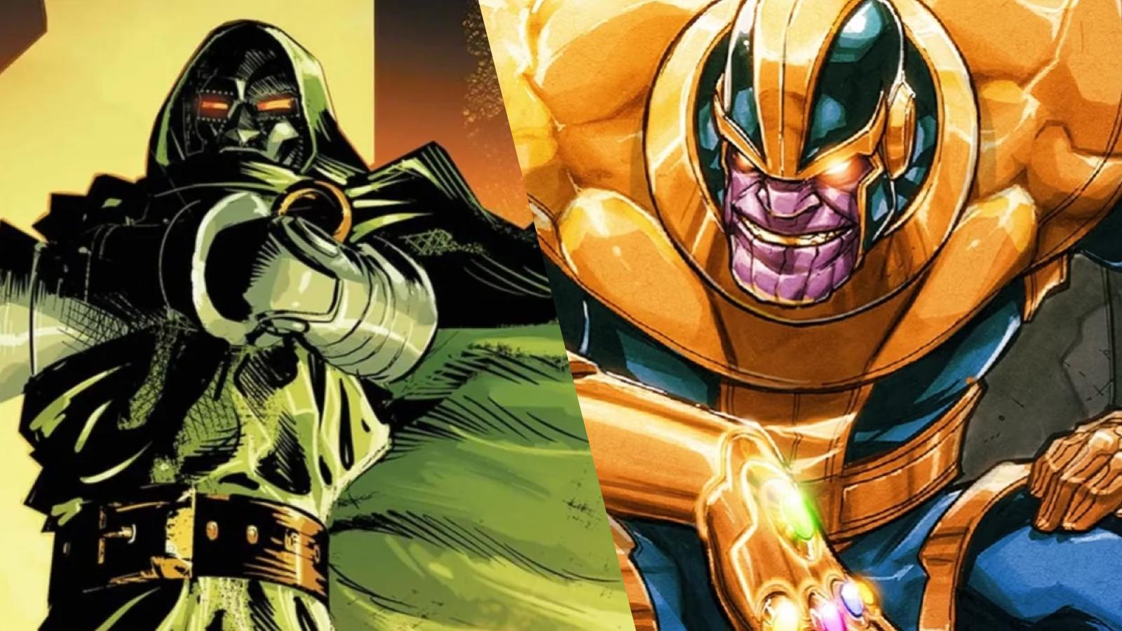 Dr Doom vs Titan Fou