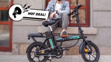 Vélo électrique Hitway pliable Fnac