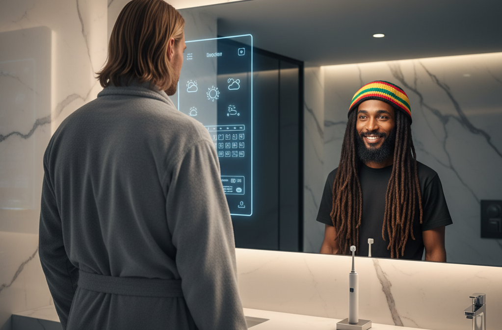 Miroir connecté pour salle de bain - vive -miracle
