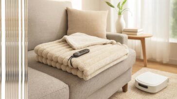 J’ai testé la Plaid chauffant Yentl : chaleur haut de gamme pour deux ?