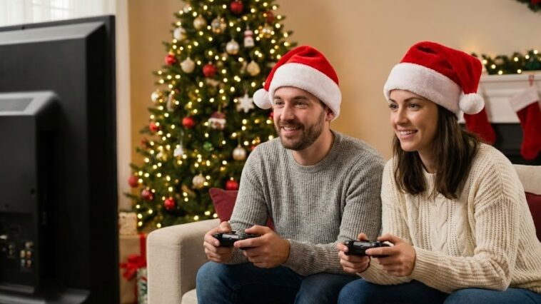 Mini-jeux Noël - couple.