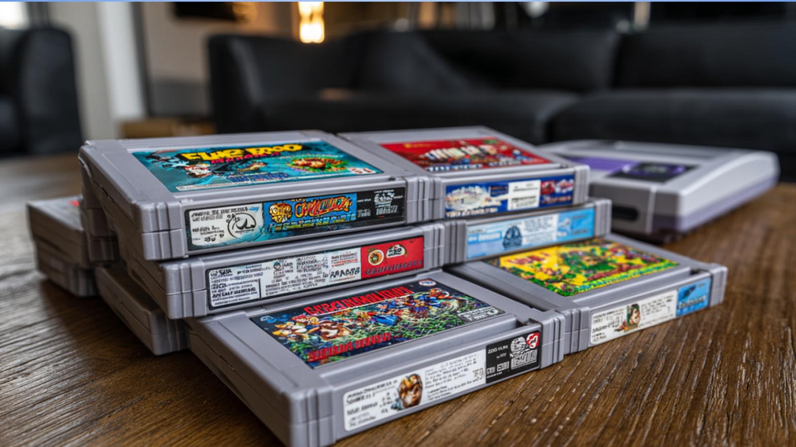 vieux jeux vidéo en cartouche cher