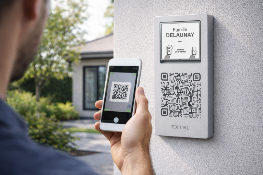 Q-Air : le visiophone QR code Avidsen