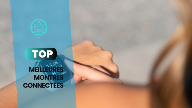 une montre connectée sur le poignée d'une femme