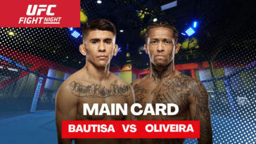 UFC Fight Night Bautista vs Oliveira