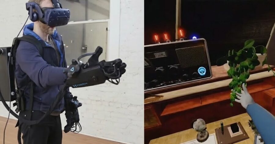 VR & haptique - gants fluidic