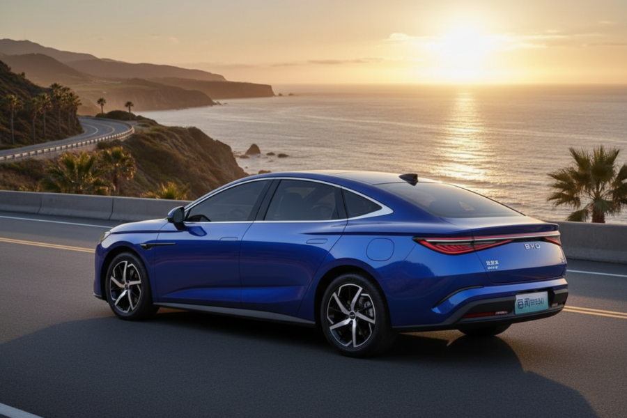 Découvrez les images officielles de la BYD Seal 07 EV ! Design futuriste en perspective ?