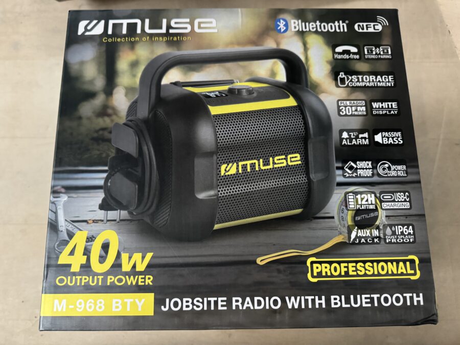 Présentation des fonctionnalités de la Muse M-968 sur la boîte