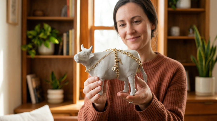 Des figurines signées Vaches et Compagnie