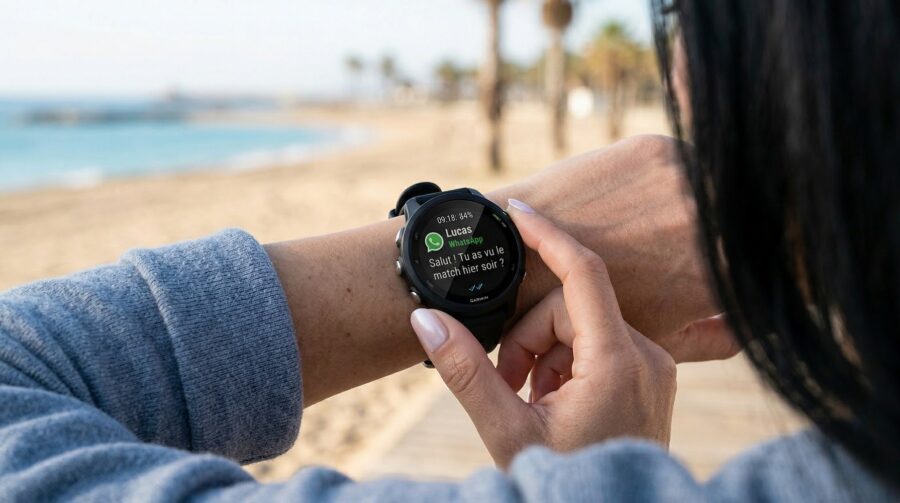 Messagerie au poignet : Whatsapp arrive chez Garmin