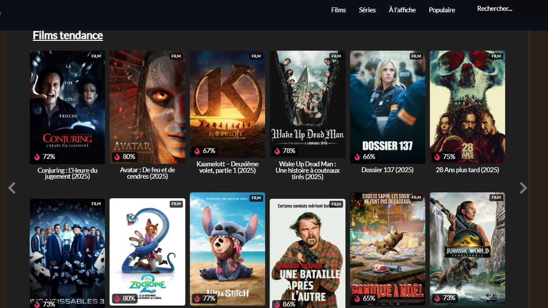cinepulse - les films tendances