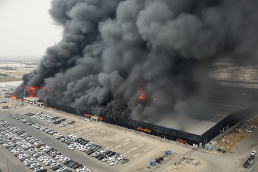 Feu maîtrisé à l'usine BYD de Shenzhen : pas de victimes mais un parking détruit ?
