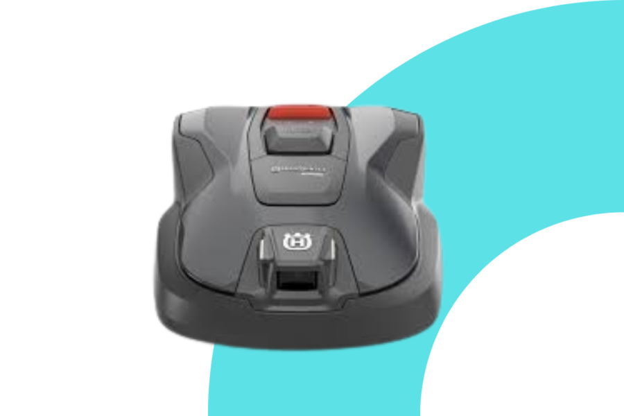 Le robot tondeuse Husqvarna Aspire R6V vu de face