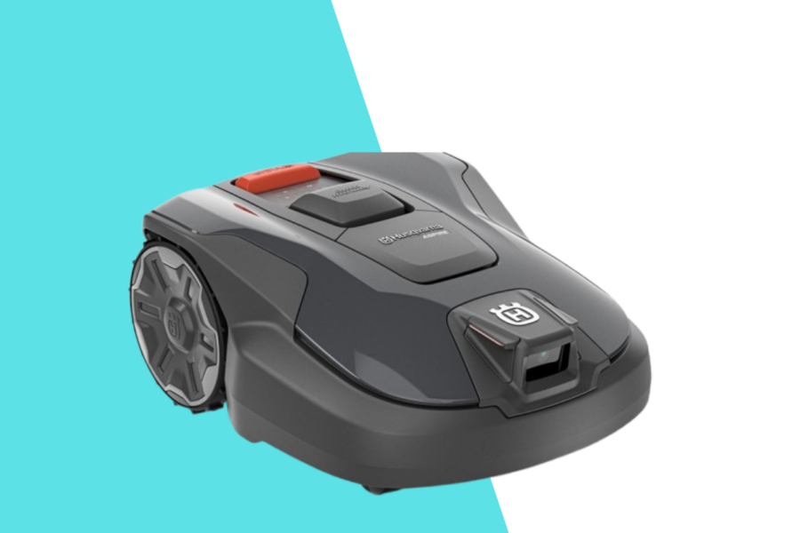 L'appareil de tonte vu de profil