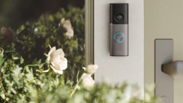 Sonnette vidéo 4K sans fil Ring