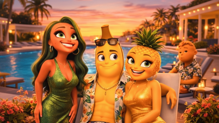 Fruit Love Island : le délire TikTok où des fruits font de la télé-réalité ?