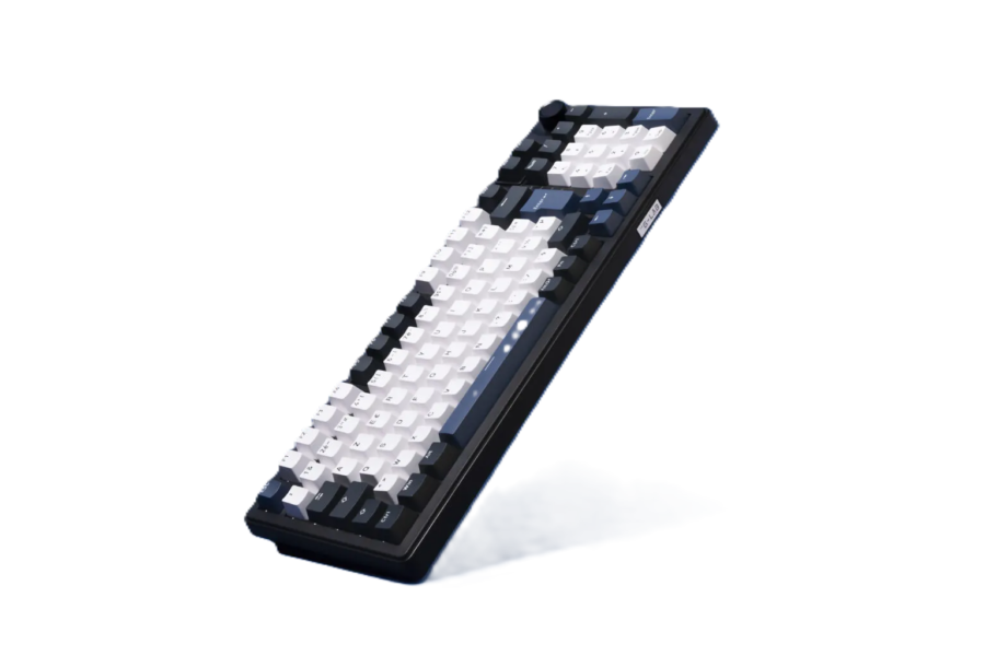Vue en perspective du clavier magnétique KEYZ ELITE 400 HE présenté de trois-quarts.