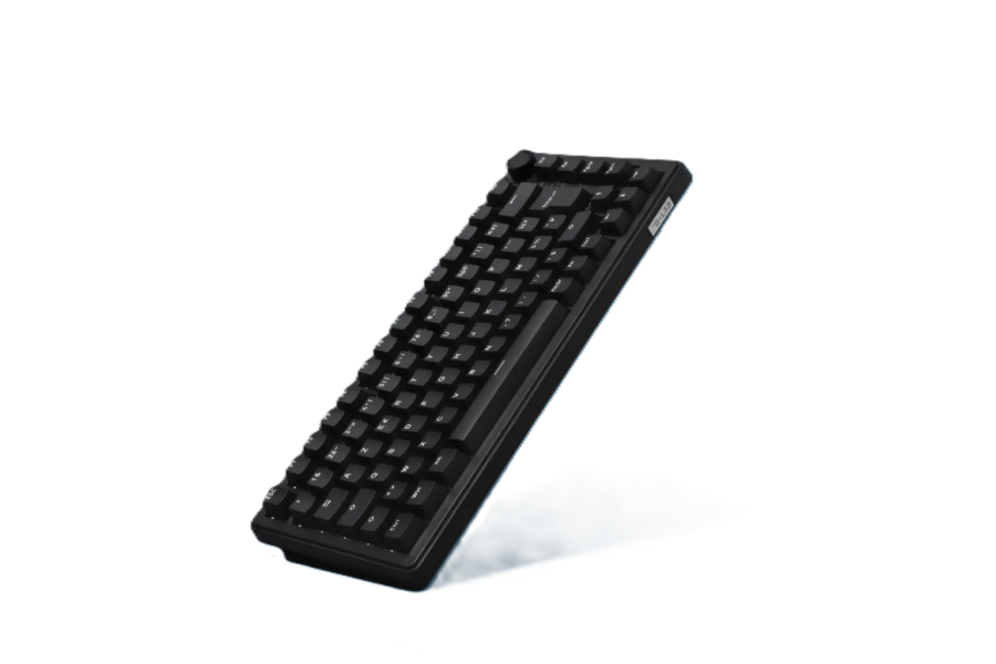 Vue de trois-quarts du clavier gamer KEYZ ELITE 300 HE sur fond uni.