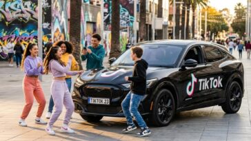 TikTok voitures électriques