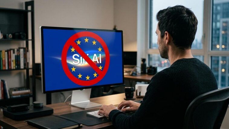UE interdit Siri AI