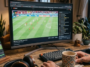 Match de football entre le Portugal et la Croatie diffusé en streaming sur un écran d'ordinateur