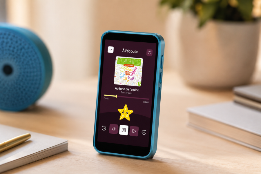 Streamy Kids, un lecteur audio comme alternative au smartphone