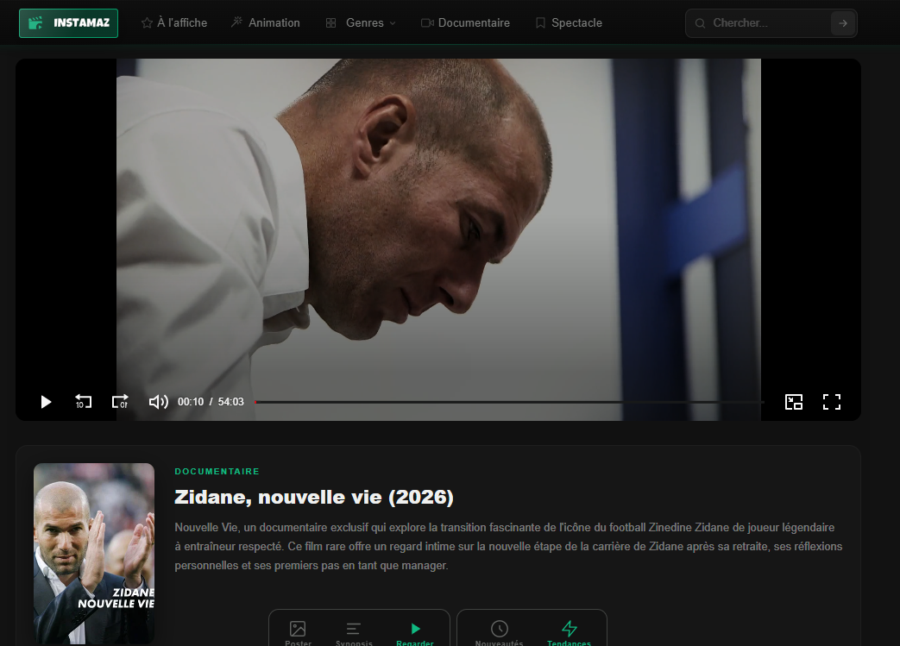 Visionnage d'un film documentaire sur Instamaz/Abokav