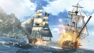 Combat naval Assassin's Creed Black Flag