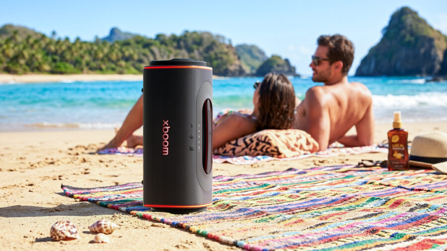 LG xboom Blast : une enceinte IP68 taillée pour l’extérieur
